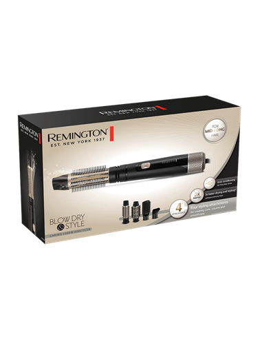 Фен-щётка Remington AS7500, 1000Вт, Чёрный