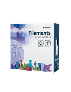 Filament pentru imprimantă 3D Gembird 3DP-ABS1.75-01-GR, ABS, Gri , 1.75 mm, 1 kg 2