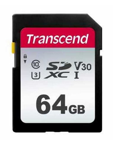 Card de Memorie Transcend SDXC Class 10, 64GB (TS64GSDC300S)