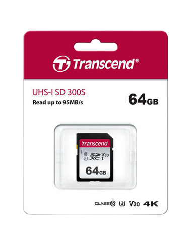 Card de Memorie Transcend SDXC Class 10, 64GB (TS64GSDC300S)