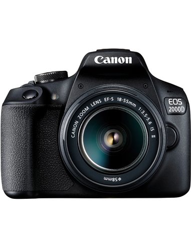 Зеркальный фотоаппарат Canon EOS 2000D & EF-S 18-55mm f/3.5-5.6 IS II KIT
