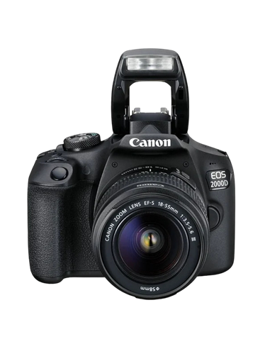 Зеркальный фотоаппарат Canon EOS 2000D & EF-S 18-55mm f/3.5-5.6 IS II KIT