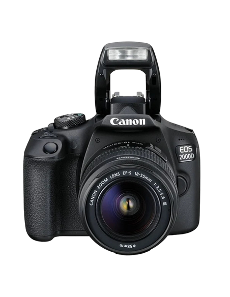 Зеркальный фотоаппарат Canon EOS 2000D & EF-S 18-55mm f/3.5-5.6 IS II KIT