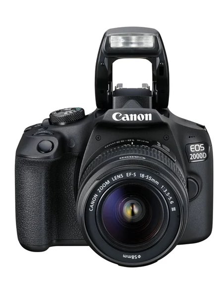 Зеркальный фотоаппарат Canon EOS 2000D & EF-S 18-55mm f/3.5-5.6 IS II KIT
