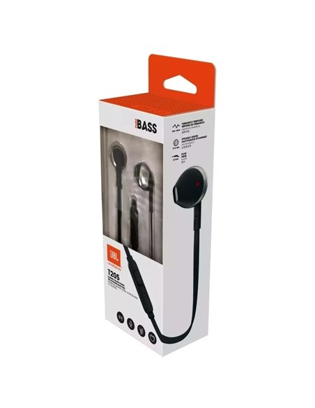 Наушники JBL Tune 205, Чёрный
