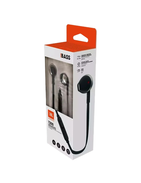 Наушники JBL Tune 205, Чёрный