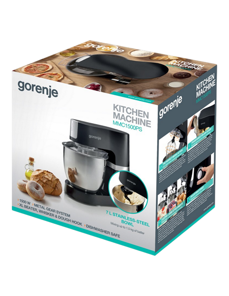 Кухонный комбайн Gorenje MMC1500PS, Чёрный