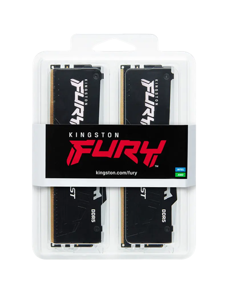 Оперативная память Kingston FURY Beast RGB, DDR5 SDRAM, 5200 МГц, 16Гб, KF552C36BBEAK2-16 Оперативная память Kingston FURY Beast RGB, DDR5 SDRAM, 5200 МГц, 16Гб, KF552C36BBEAK2-16