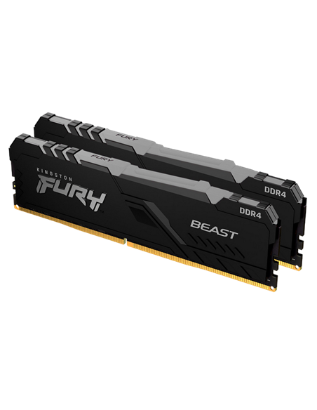 Оперативная память Kingston FURY Beast RGB, DDR4 SDRAM, 3733 МГц, 16Гб, KF437C19BBAK2/16 Оперативная память Kingston FURY Beast RGB, DDR4 SDRAM, 3733 МГц, 16Гб, KF437C19BBAK2/16