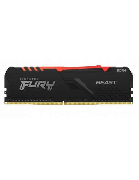 Memorie RAM Kingston FURY Beast RGB, DDR4 SDRAM, 3733 MHz, 16GB, KF437C19BBAK2/16 Memorie RAM Kingston FURY Beast RGB, DDR4 SDRAM, 3733 MHz, 16GB, KF437C19BBAK2/16