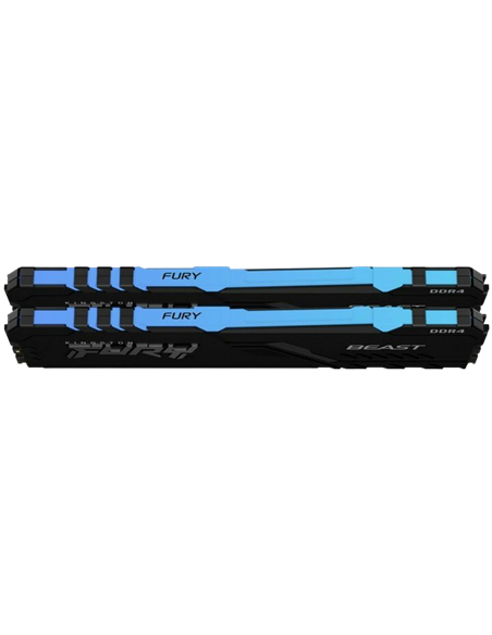 Оперативная память Kingston FURY Beast RGB, DDR4 SDRAM, 3733 МГц, 16Гб, KF437C19BBAK2/16 Оперативная память Kingston FURY Beast RGB, DDR4 SDRAM, 3733 МГц, 16Гб, KF437C19BBAK2/16