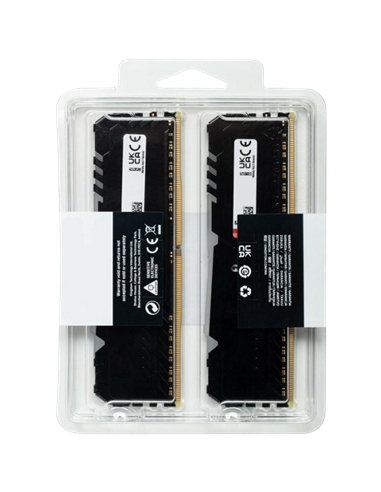 Оперативная память Kingston FURY Beast RGB, DDR4 SDRAM, 3733 МГц, 16Гб, KF437C19BBAK2/16