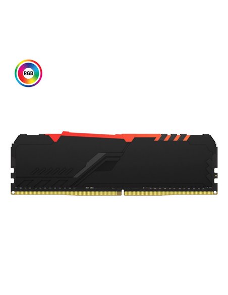 Memorie RAM Kingston FURY Beast RGB, DDR4 SDRAM, 3733 MHz, 16GB, KF437C19BBAK2/16 Memorie RAM Kingston FURY Beast RGB, DDR4 SDRAM, 3733 MHz, 16GB, KF437C19BBAK2/16