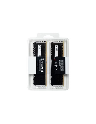 Оперативная память Kingston FURY Beast RGB, DDR4 SDRAM, 3733 МГц, 16Гб, KF437C19BBAK2/16