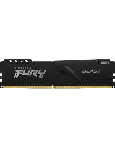 Оперативная память Kingston FURY Beast, DDR4 SDRAM, 3200 МГц, 16Гб, KF432C16BBK2/16
