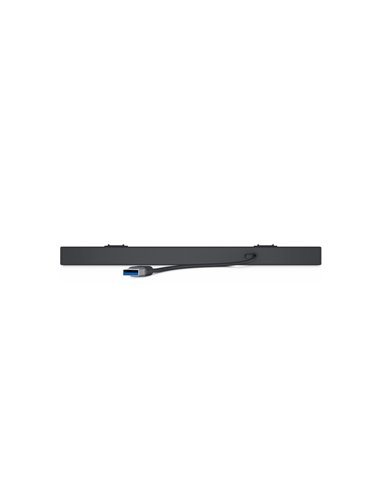 Тонкая звуковая панель Dell SB521A для дисплеев Pro 2 ID, 3,6Вт, Черный