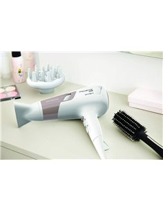 Фен Rowenta Studio Dry Glow CV5830F0, 2100 Вт, Белый | Розовый 2