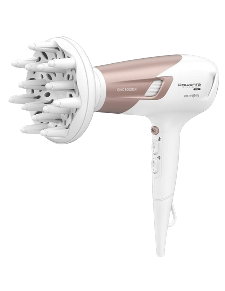 Uscător de păr Rowenta Studio Dry Glow CV5830F0, 2100 W, Alb | Roz