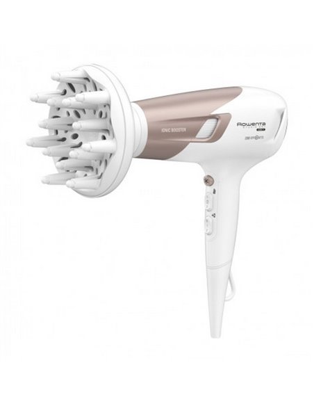 Uscător de păr Rowenta Studio Dry Glow CV5830F0, 2100 W, Alb | Roz
