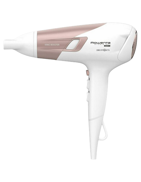 Uscător de păr Rowenta Studio Dry Glow CV5830F0, 2100 W, Alb | Roz