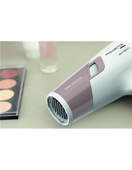 Uscător de păr Rowenta Studio Dry Glow CV5830F0, 2100 W, Alb | Roz