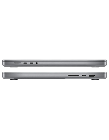 Laptop 16,2" Apple MacBook Pro 16 A2485, Space Gray, M1 Pro with 10-core CPU and 16-core GPU, 32GB/512GB, macOS Monterey