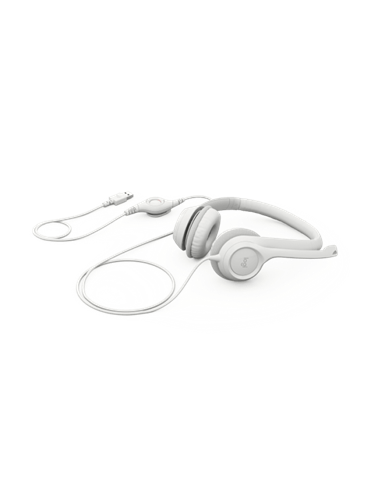 Căști Logitech H390, Alb