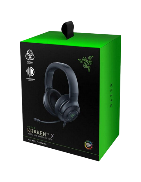 Căști gaming RAZER Kraken V3 X, USB, Negru