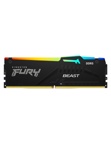 Memorie RAM Kingston FURY Beast RGB, DDR5 SDRAM, 5200 MHz, 32 GB, KF552C36BBEAK2-32