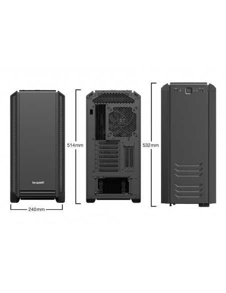 Carcasă PC be quiet! Silent Base 601 Window, Midi-Tower, ATX PS2 , Negru