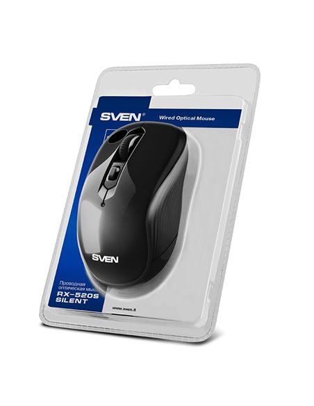 Мышь SVEN RX-520S, Чёрный Мышь SVEN RX-520S, Чёрный