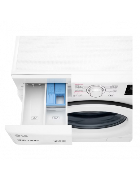 Стиральная машина LG F4WV309S3E, 9кг, Белый