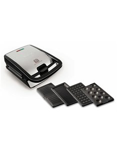 Сэндвичница-Мультипекарь Tefal SW854D16, Черный | Серебристый 2
