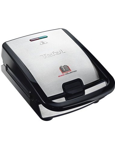 Aparat pentru sandwich multifunctional Tefal SW854D16, Negru / Argintiu