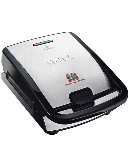 Сэндвичница-Мультипекарь Tefal SW854D16, Черный | Серебристый