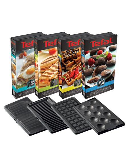 Aparat pentru sandwich multifunctional Tefal SW854D16, Negru / Argintiu
