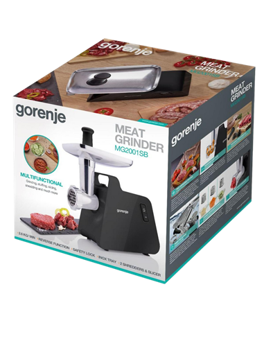 Mașină de tocat carne Gorenje MG2001SB, Negru