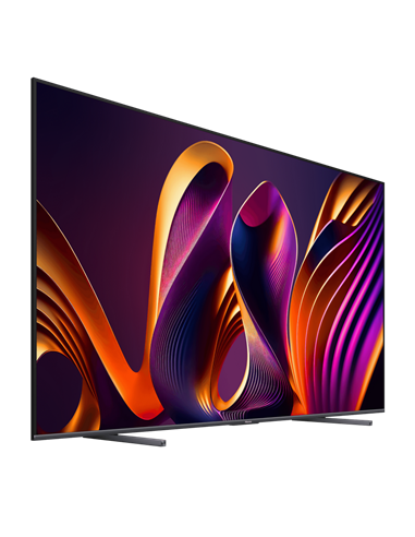 100" QLED SMART TV Hisense 100E7NQ PRO, 3840x2160 4K UHD, VIDAA U7.0, Negru