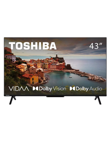 43" LED SMART Телевизор Toshiba 43UV1563DG, 3840x2160 4K UHD, VIDAA U OS, Черный
