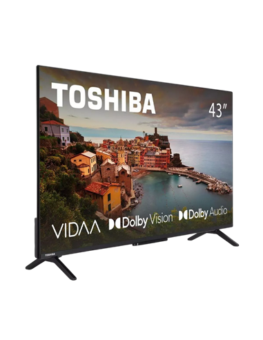 43" LED SMART Телевизор Toshiba 43UV1563DG, 3840x2160 4K UHD, VIDAA U OS, Черный