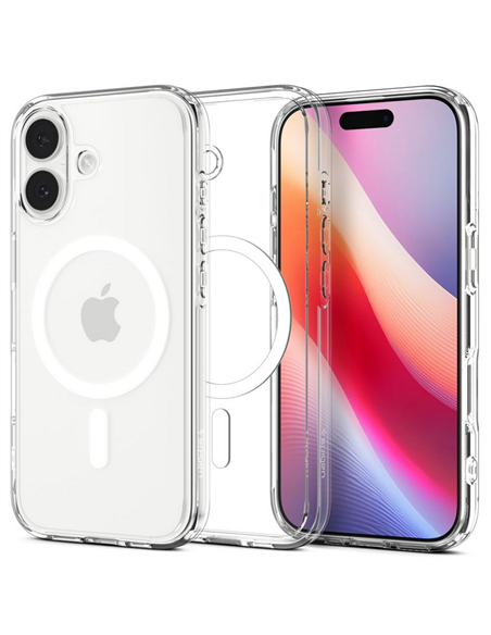 Husă Spigen Ultra Hybrid Mag Magsafe pentru Apple iPhone 17, Alb