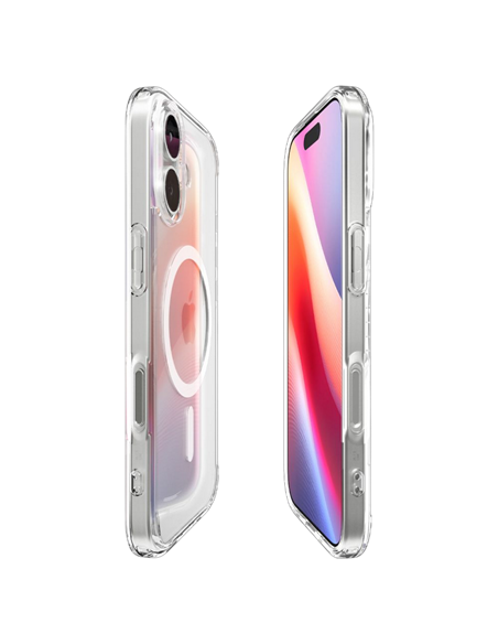 Чехол Spigen Ultra Hybrid Mag Magsafe для Apple iPhone 17, Белый Чехол Spigen Ultra Hybrid Mag Magsafe для Apple iPhone 17, Белый