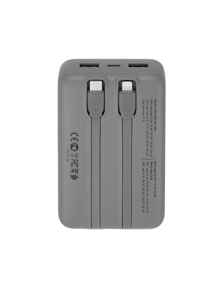 Acumulator extern Rivacase VA2612, 20000mAh, Argintiu