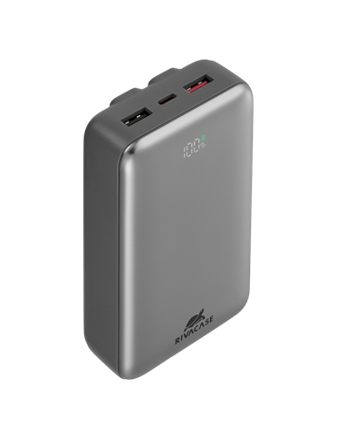 Acumulator extern Rivacase VA2612, 20000mAh, Argintiu