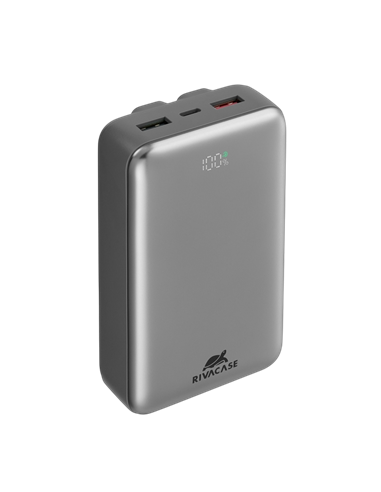 Acumulator extern Rivacase VA2612, 20000mAh, Argintiu