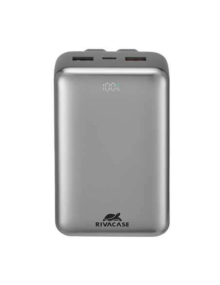 Acumulator extern Rivacase VA2612, 20000mAh, Argintiu