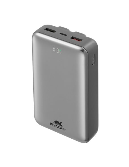 Acumulator extern Rivacase VA2612, 20000mAh, Argintiu