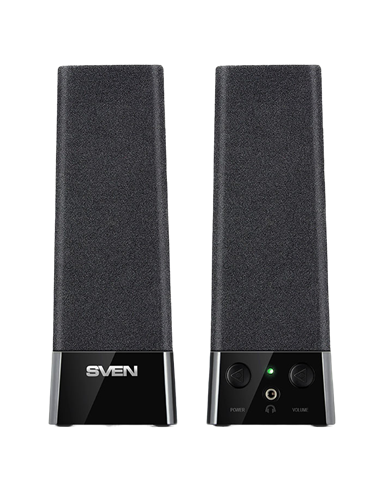 Компьютерные колонки 2.0 SVEN "235", Чёрный