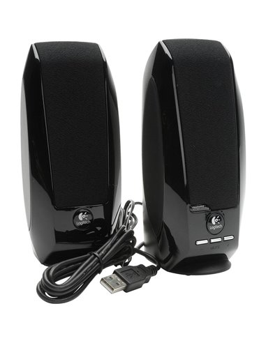 Компьютерные колонки 2.0 Logitech S150, Чёрный