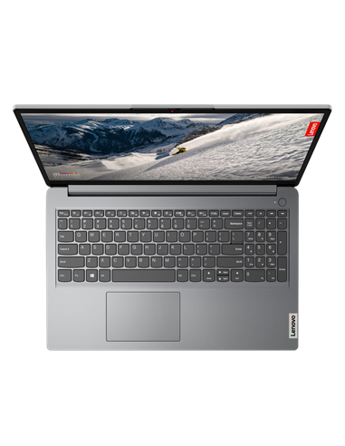 Ноутбук 15,6" Lenovo IdeaPad 1 15AMN7, Cloud Grey, AMD Ryzen 5 7520U, 8Гб/512Гб, Без ОС